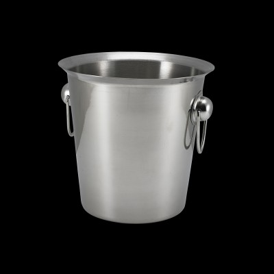 Stainless Steel Table Accessories - Wine Bucket W Ring Handles SS (Handwash Only) - GW26203