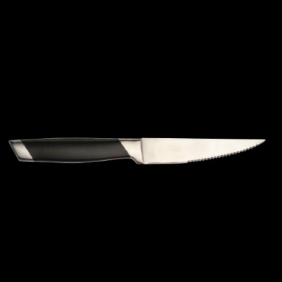 Steak Knife (5" Tapered Serrated Blade) SS & ABS Forged Handle
