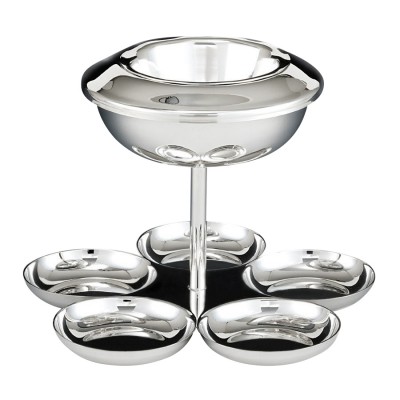 Caviar Set With 5 Bowls With Top Ring