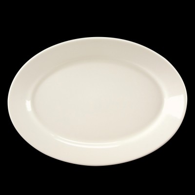 Rolled Edge Oval Platter