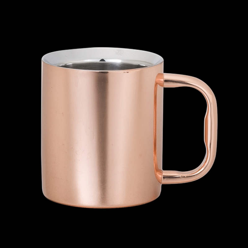 Metal - Double Wall Mug Copper Finish - 7600CV031
