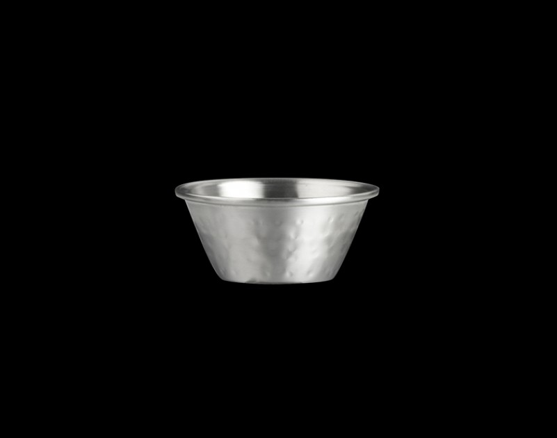 Metal Ramekin Hammered Large 7600CV024